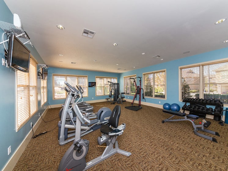 Fitness Center with Cardio and Weights